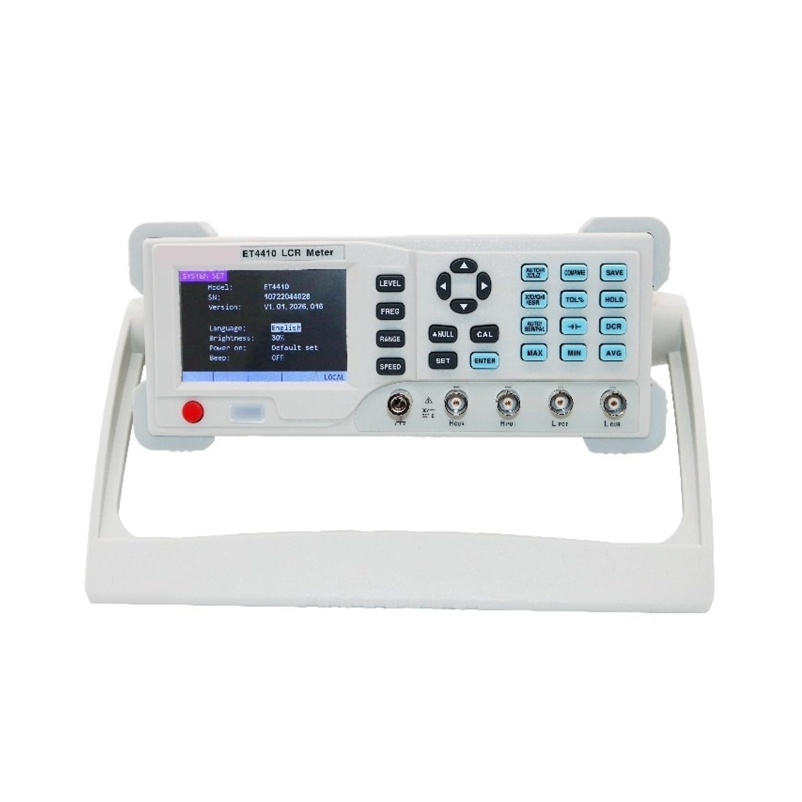 Compteur LCR, Instrument De Testeur Électronique Gamme Compteur LCR Numérique Bureau Pour Des Mesures Précises(ET4501)