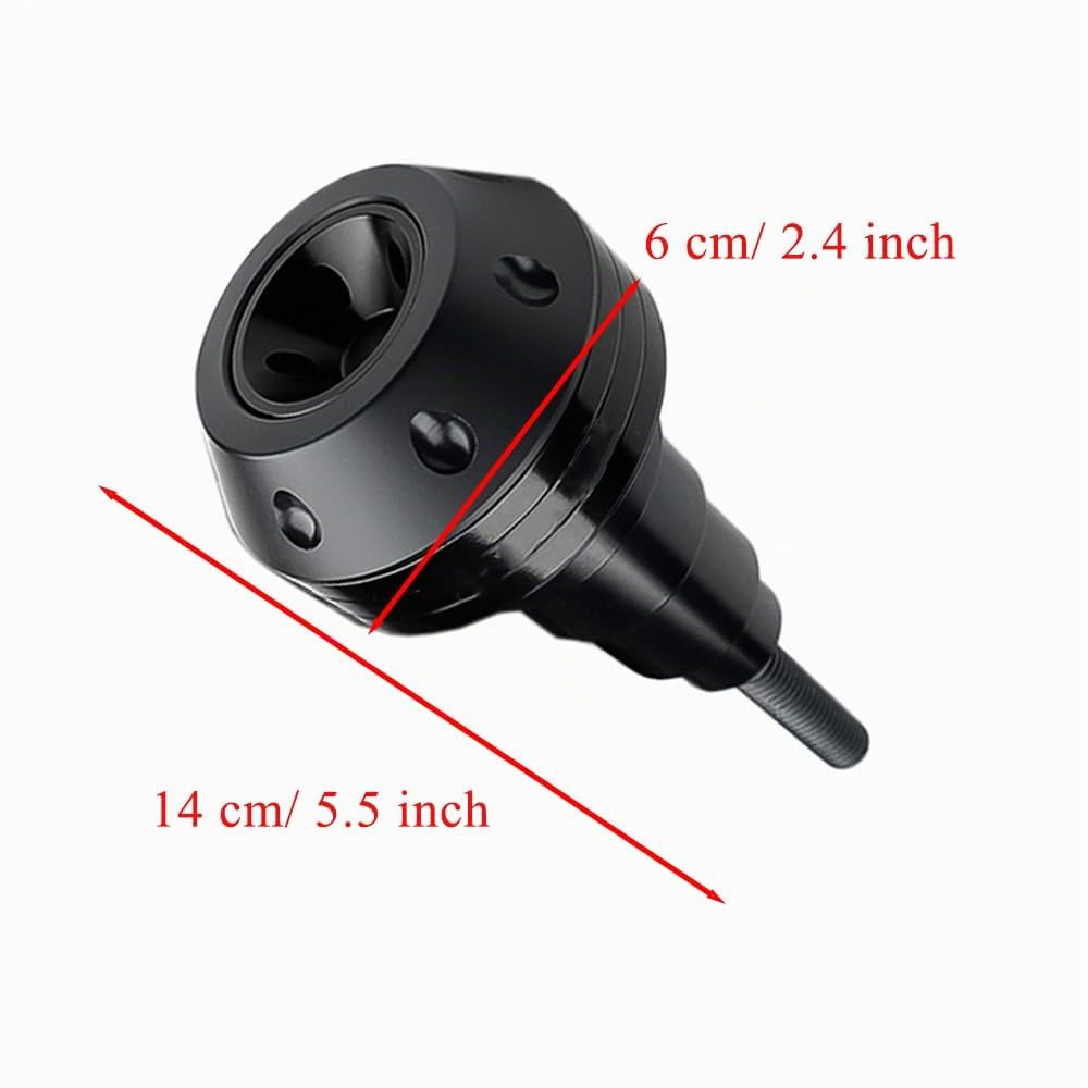 Baceyong Cadre de moto coulissant Anti-Crash Protection de cadre de moto Compatible avec Yamaha R25 R3 MT03 MT07 FZ07