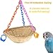 1914 Basket Swing Bonka Bird Toys Bamboo Colorful Chew Swing Hanging Parrot Quaker Parrotlet Budgie