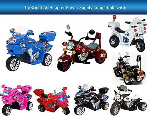 Upbright 6V Ac/Dc Adapter Compatible With Lil Rider Fx3 Fx 3 Wheel Kids 6Volt 4.5Ah Battery Powered Electric Motorcycle Ride On Car Toy 80-109 80-Kb901 80-Kb901Y 80-Yj119B Rr-41-0600500D Power Charger #TOP2