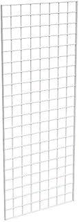 Econoco Commerical Grid Panels, 2' Width x 5' Height, White (Pack of 3)