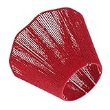 Couverture de lumière de festival : l'abat-jour utilise méticuleusement de la ficelle de papier et du fer, ce qui lui donne une texture unique et une touche artistique, abat-jour suspendu