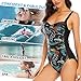 WIN.MAX Traje de baño Acolchado para Reducir Barriga, Traje de baño de...
