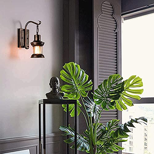 Lámpara de pared retro de cristal WQHPLMD ideal para crear ambientes cálidos en salón 3