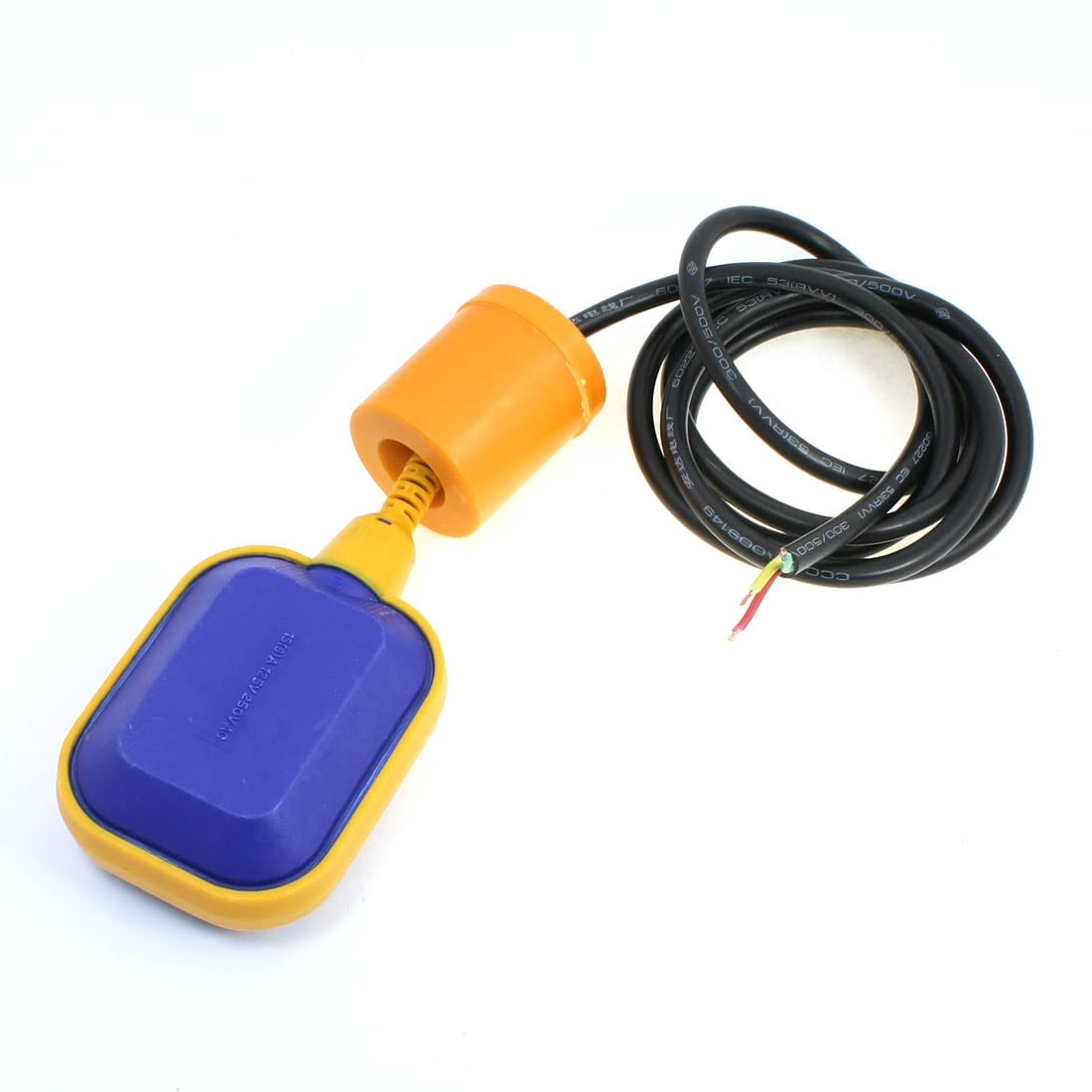 Ruilogod Kit de controlador de nivel de agua de interruptor de flotador Kit de controlador 2M para bomba de tanque