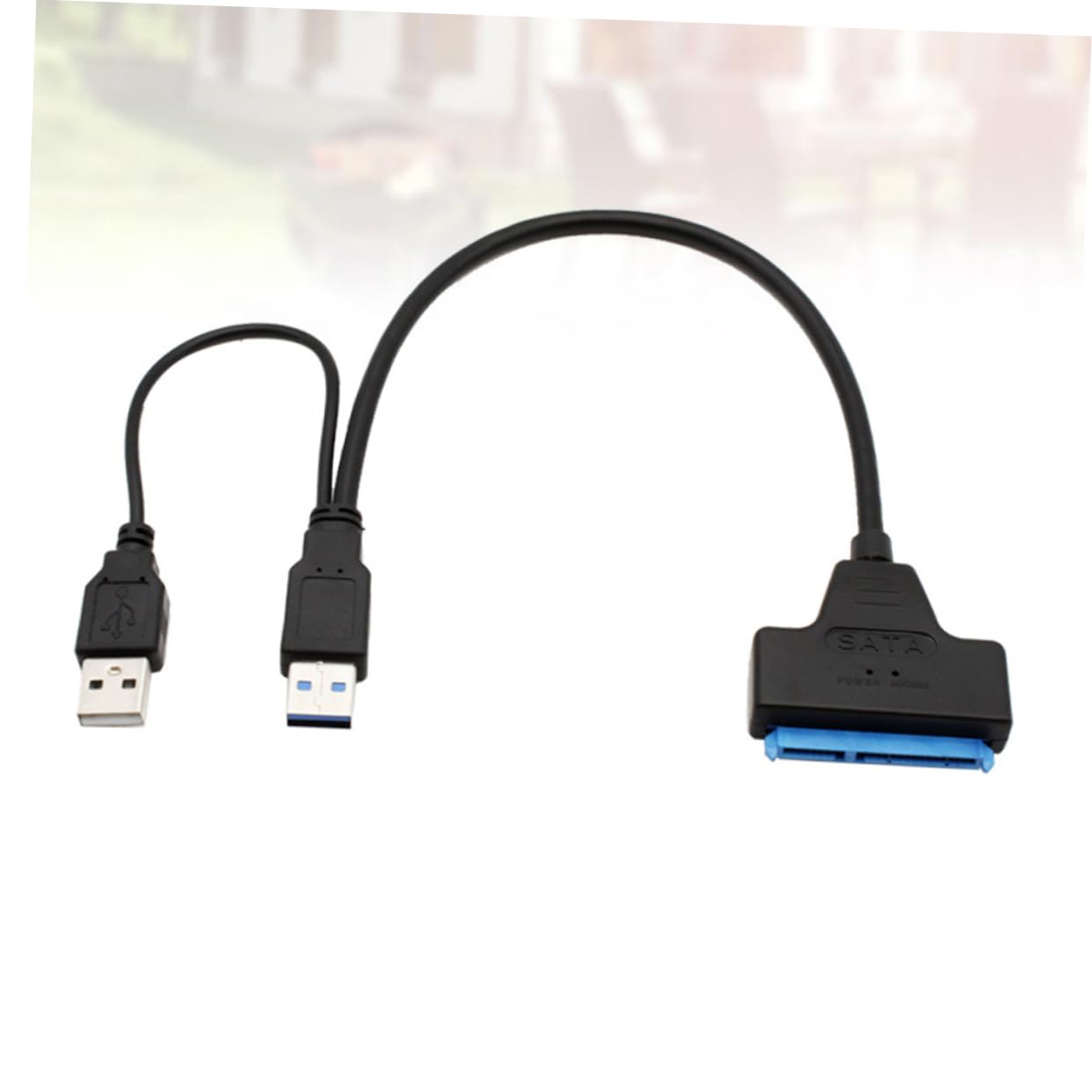 Uonlytech 3pezzi Usb Per Hard Disk Adattatore Dual Usb Facile Usare Trasferimento Compatibile Ssd e Hard Disk Meccanici Design e Portatile