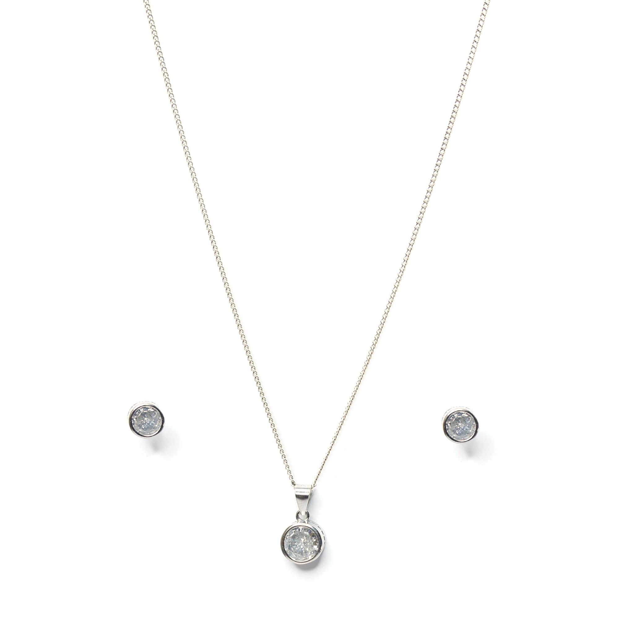 See full amazon price history chart for CHOPDAS PURE SILVER 925 Sterling Silver Circle Solitaire Pendant Set CHOPDAS PURE SILVER 925 Sterling Silver Circle Solitaire Pendant Set (B0CNKJ457J) Amazon Price History, Amazon Price Tracker
