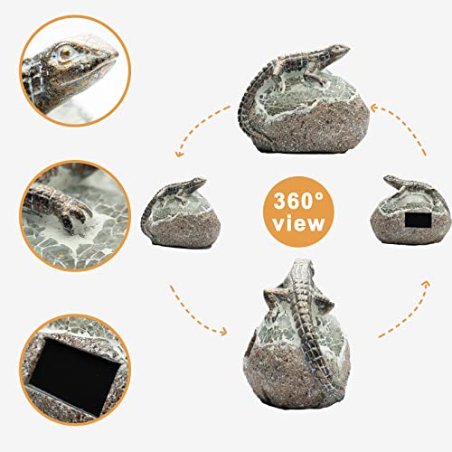 Rezpuao INSECTS&LIZARD Garden Statue Lizard,Solar Lizard Decor thumb #2