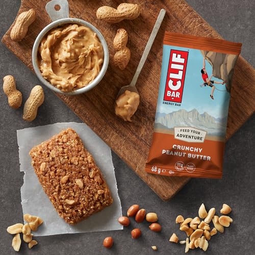 CLIF BAR Crunchy Peanut Butter Pflanzlicher Energieriegel, 12 x 68 g – Ansicht 6