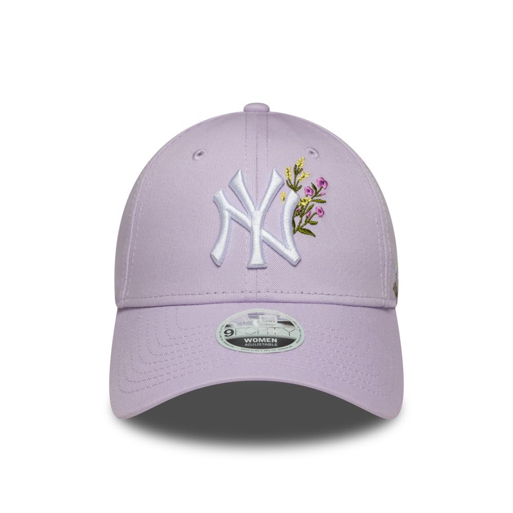 New Era Czapka 9Forty WMNS Floral Icon YankeesEra Kobiety/Strapback - curved brim cap baseball z daszkiem damska Snapback, wiosna-lato Lato