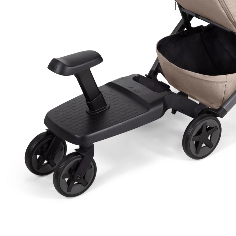 Joolz Aer2 Mitfahrbrett - Trittbrett mit abnehmbarem Sitz | One-Click-Befestigung, kompakt faltbar, freiem Zugang zur Bremse - Bis 20 kg belastbar -Kompatibel mit Joolz Aer2 Kinderwagen