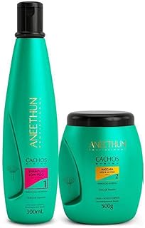Kit Aneethun Cachos Sh. Low Poo300ml e Máscara 500gr