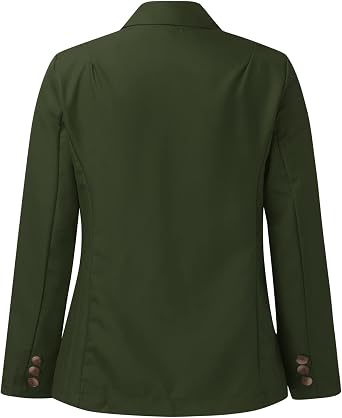 Lolvmvchi Winter Jackets For Women Button Lapel Long Sleeve Slim Suit Temperament Coat For Ladies