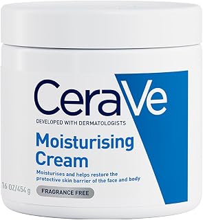Moisturizing Cream For Dry To Very Dry Skin (454g) - Formulated with 3 Essential Ceramides And Hyaluronic Acid | Non-Comedogenic Moisturizer For Face