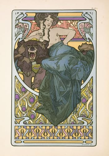 Affiche Exposition Mucha 60x90cm : Rompez la monotonie des murs de votre salon