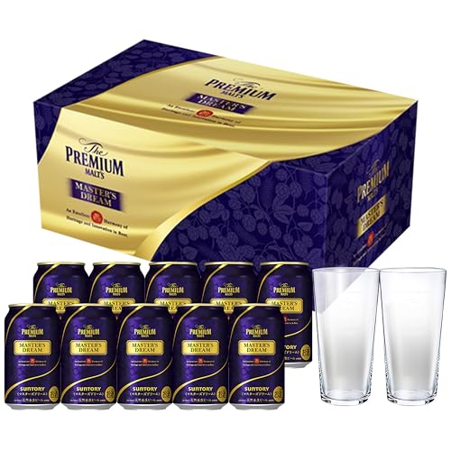 【マスターズドリームを注ぐと富士山が浮かび上がるグラス付】 ザ・プレミアム・モルツ マスターズドリーム 350ml 10缶 ビール