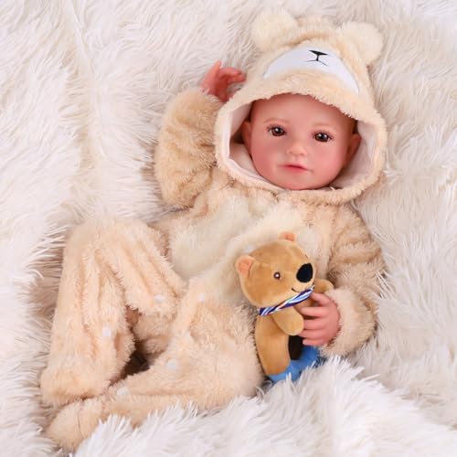Muñeco bebé realista poseable de 20 pulgadas BABESIDE miniatura 1