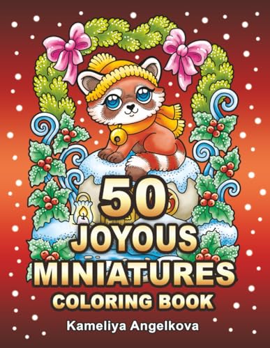 50 Joyous Miniatures Coloring Book image 2