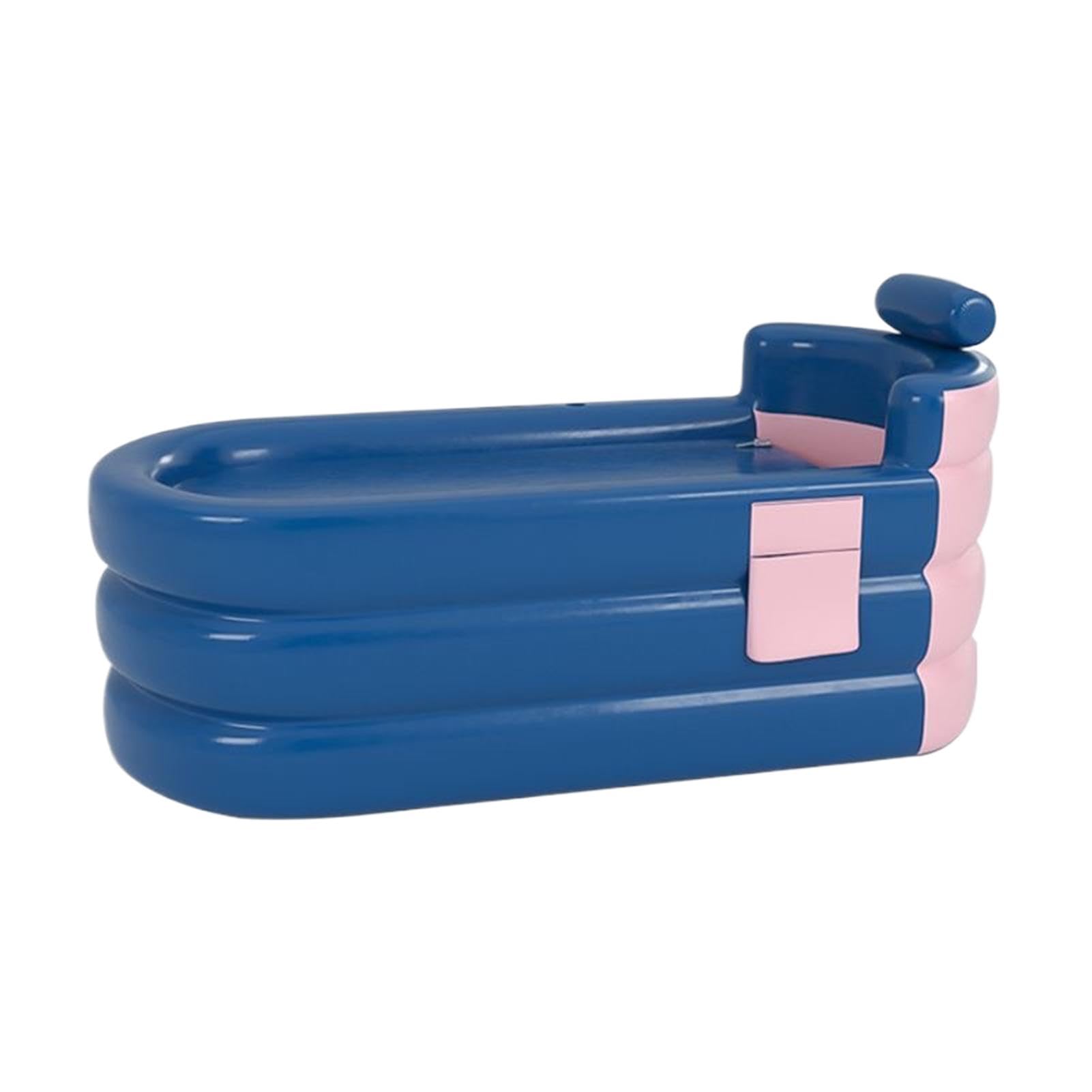 Bañera Inflable Totalmente inflable | Tina Spa Plegable para Exterior e Interior Para Adultos Niños Familia Jardín Patio Trasero Patio Terraza Acampada Viaje