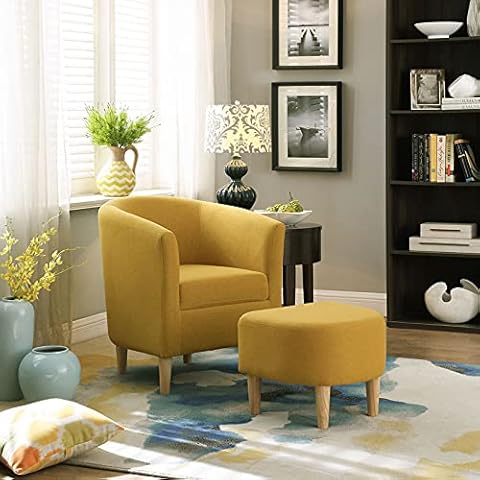 Hanstore Comfy Tub Chair and Footstool Cover