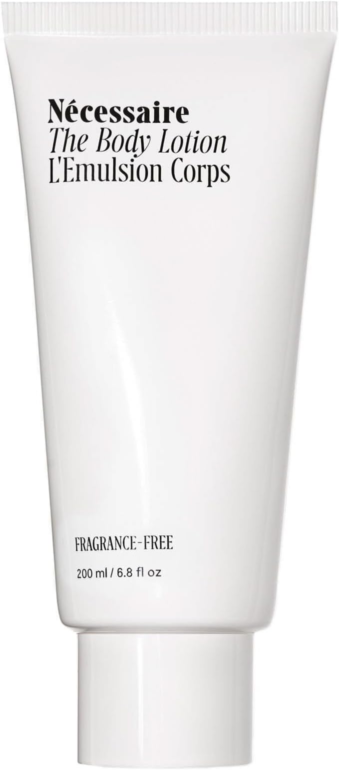 The Body Lotion Fragrance-Free — Unscented Multi-Peptide Body Moisturizer for Women + Men – Non-Comedogenic Lotion for Sensitive Skin – 200 ml/6.8 fl oz