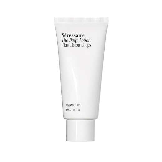 Nécessaire The Body Lotion Fragrance-Free - Multi-Peptide Moisturizer - Firming Body Lotion for Women + Men. 2.5% Niacinamide. Non-Comedogenic + Hypoallergenic for Sensitive Skin– 200 ml/6.8 fl oz