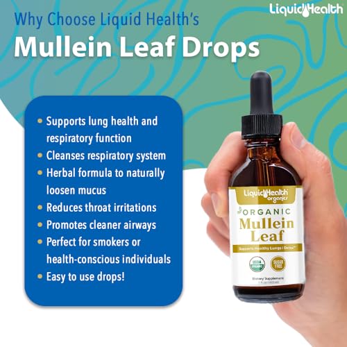 LiquidHealth USDA Organic Mullein Drops