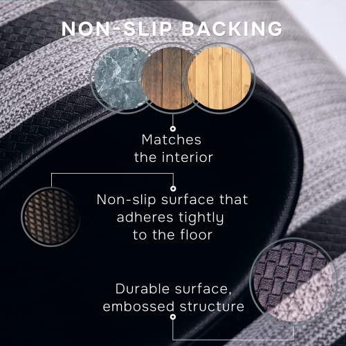 Homergy Anti Fatigue Kitchen Mats For Floor 2 Piece Set, Memory Foam Cushioned Rugs, Comfort Standing Desk Mats For Office, Home, Laundry Room, Waterproof & Ergonomic, 17.3X30.3 And 17.3X59 #TOP2