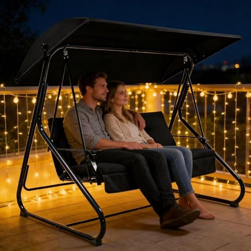 Toldo de Reposición para Columpio Solución a Lonas Rotas de Hamaca de Jardín 8