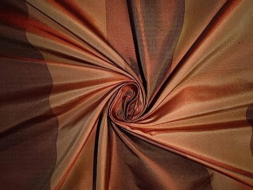 Soie Taf#S53[2] Rayures tissu au mètre largeur 54 pour couture robe de luxe