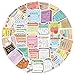 Mental Health Inspirational Stickers, 50PCS Self-Affirmation and Self-Care Positive Sticker for Adults Teens Students, Motivational Notes Waterproof Stickers for Water Bottles Laptop
