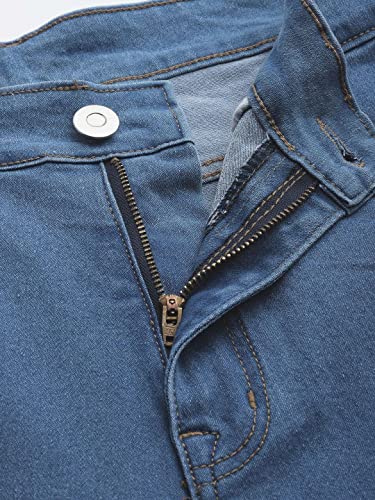 Image of Hubberholme Men's Stretchable Slim Fit Jeans - Casual Cotton Jeans for Men