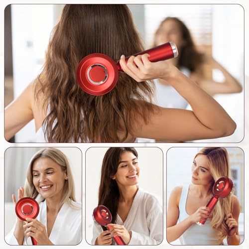Colexy Kopfmassagegerät Elektrisch, 3-in-1 Kopfhaut Massagebürste mit Kopfmassage Bürste, Hair Oil Applicator, 3 Modi für Kopf Kopfhaut Massage, Haarpflege, SPA, Entspannung, 360° Haar Kopfhautpflege
