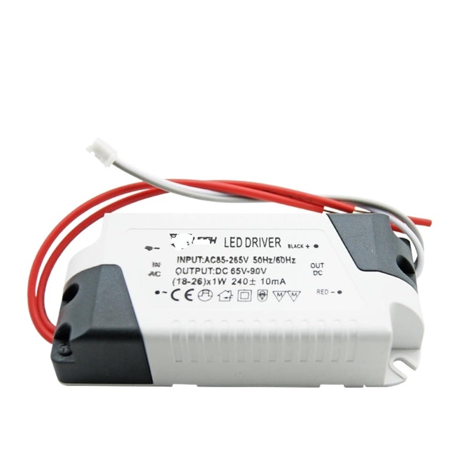 Pilote LED 300mA stable et durable pour spots encastrés downlights