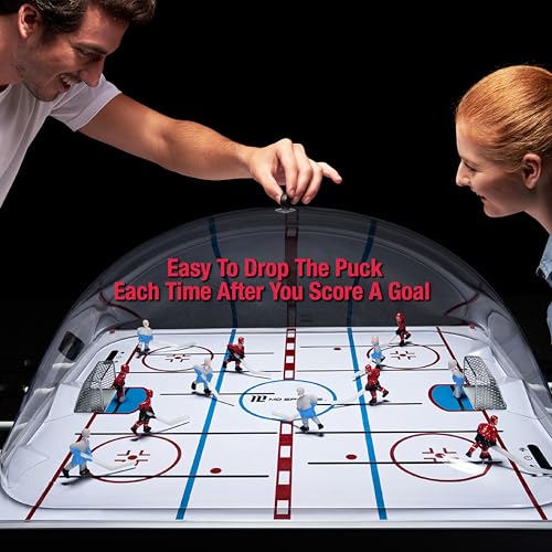 md sports dome hockey table with electronic scorer bubble hockey