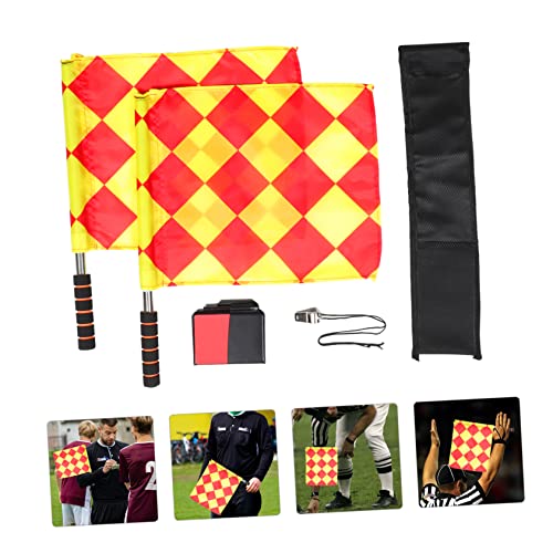 Conjunto de Banderas para Árbitro con Silbato y Tarjetas miniatura 3