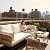 Bezseller 3-Piece Outdoor Patio Furniture Set, L-Shaped Rattan Sectional Sofa with Thick Cushions, Glass Coffee Table – All-Weather Conversation Set for Backyard, Porch, Poolside