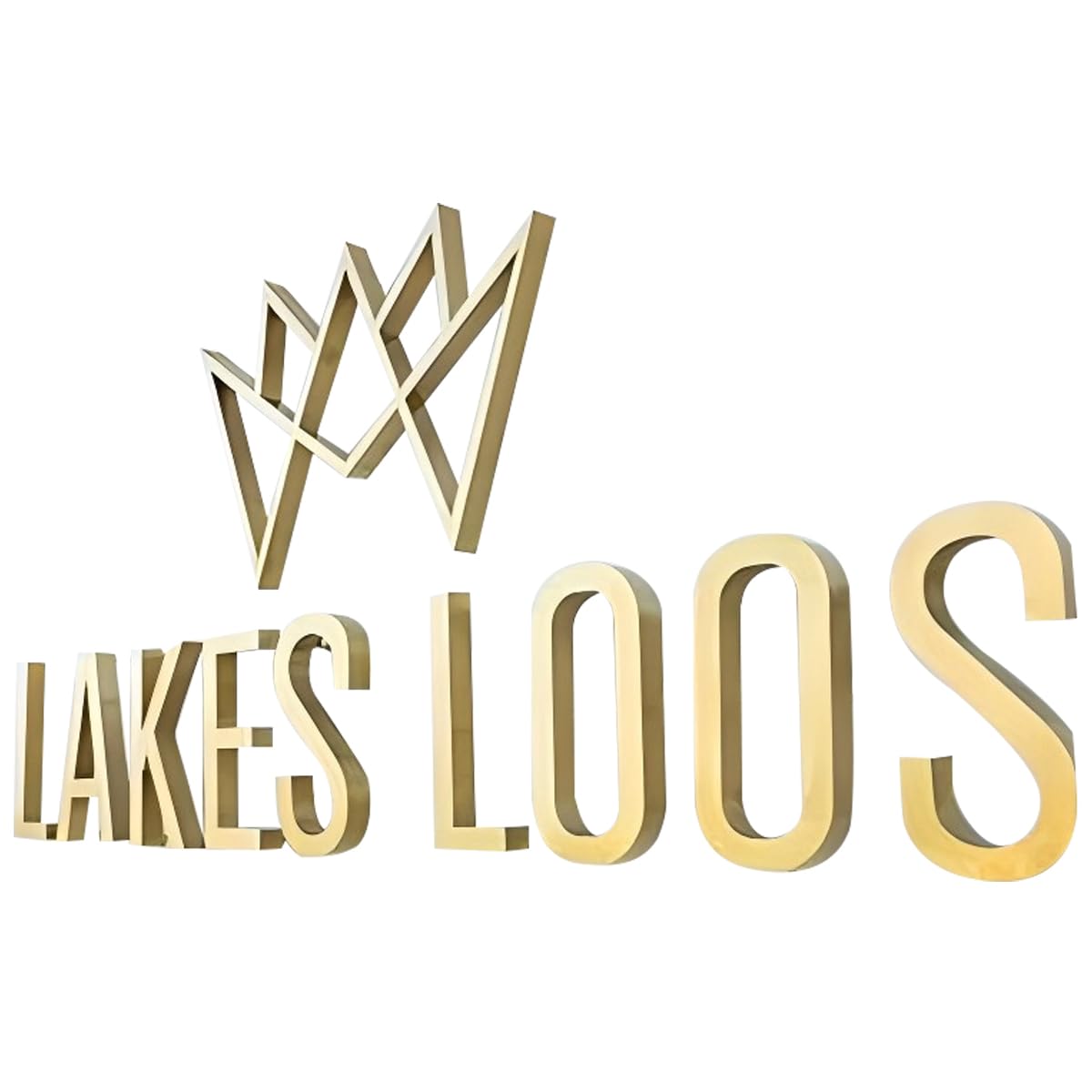 Metal Signage Custom Logo Stainless Steel Laser Cut Signboard Custom Laser Cut Logo Brushed Metal Logo Reception Sign Office Wall Logo (Custom, Only 1 Lowercase Letter, Mirror Silver)