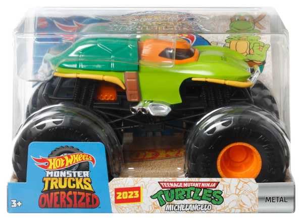 Amazon.com: Monster Trucks HW Pizza Co (Re-Crushable) 47/75 : Toys