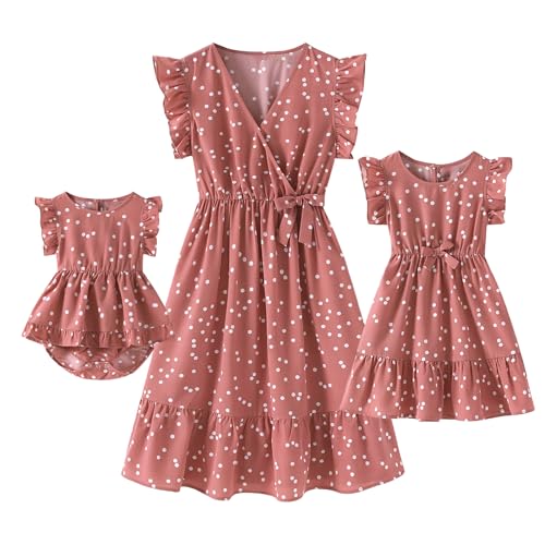 Mommy and Me Dresses - Family Matching Outfits for Women,Baby Girls - Great for Photos,Vacation and Mother's Day