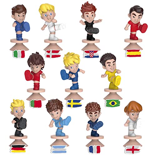 INKEE SURPRISE FOOTBALL | Badekugel mit Überraschung, Kinder badebombe mit Saugnapf Fussball Spielerfigur, Pop Corn Duft, dermatologisch getestet, 1 Stück (1er Pack)