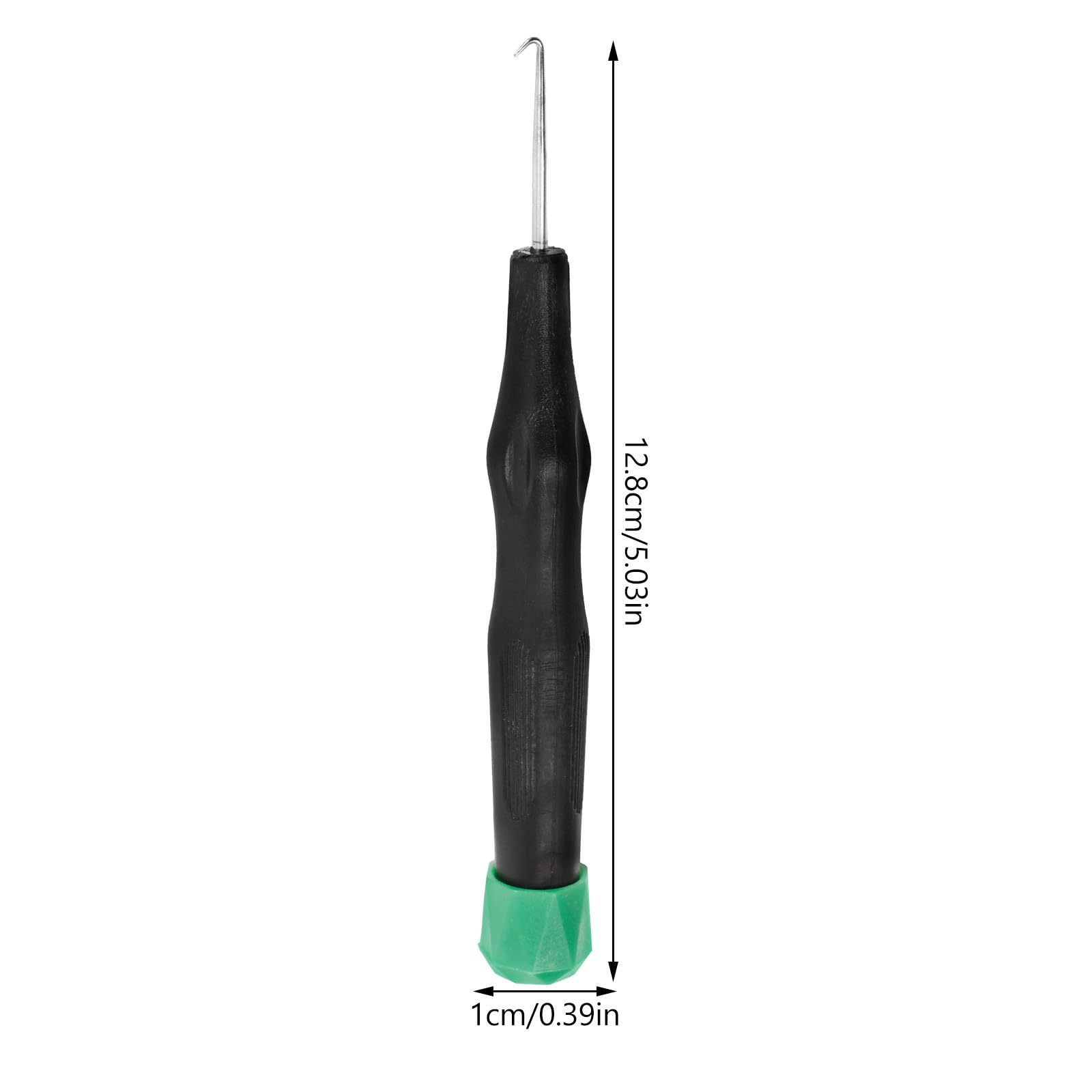 UKCOCO Crochet de Cordage pour Raquettes Badminton & Tennis, Poignée Plastique Noir, Fixateur Précis pour Machine à Corder, Usage Pro & Amateur