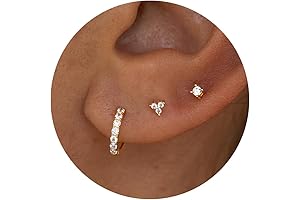 Stunning Earring Sets for Multiple Piercings: Adorn Your Ears with Shimmer and Style