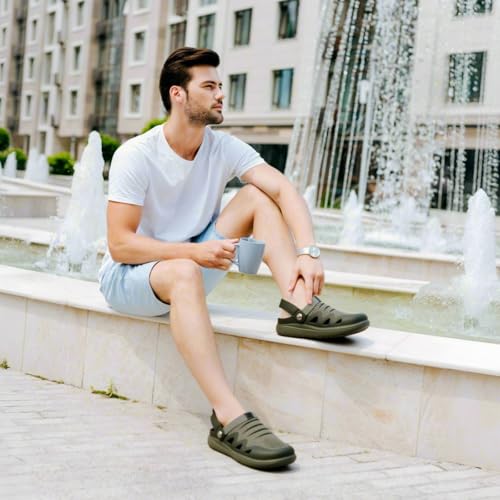 Image of Eagsouni Mens Womens Arch Support Garden Clogs