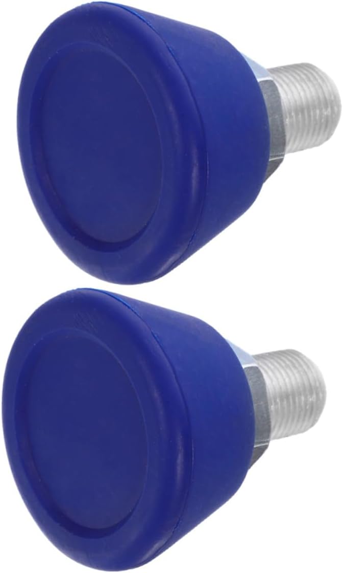 BESPORTBLE Blue Rubber er Skates Toe Stoppers Stainless Steel er Skate Toe Guards er Skates Supplies er Skate Brake