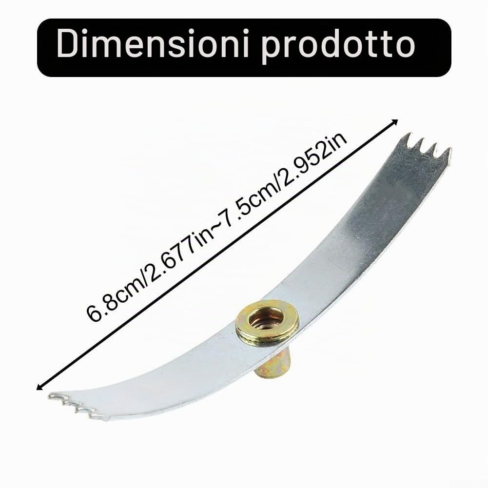 QOXEZY 10 Pezzi Gancio A Vite Per Prese Elettriche Da Parete Clip Di Riparazione Supporto Per Ganci A Cassetta Fissaggio