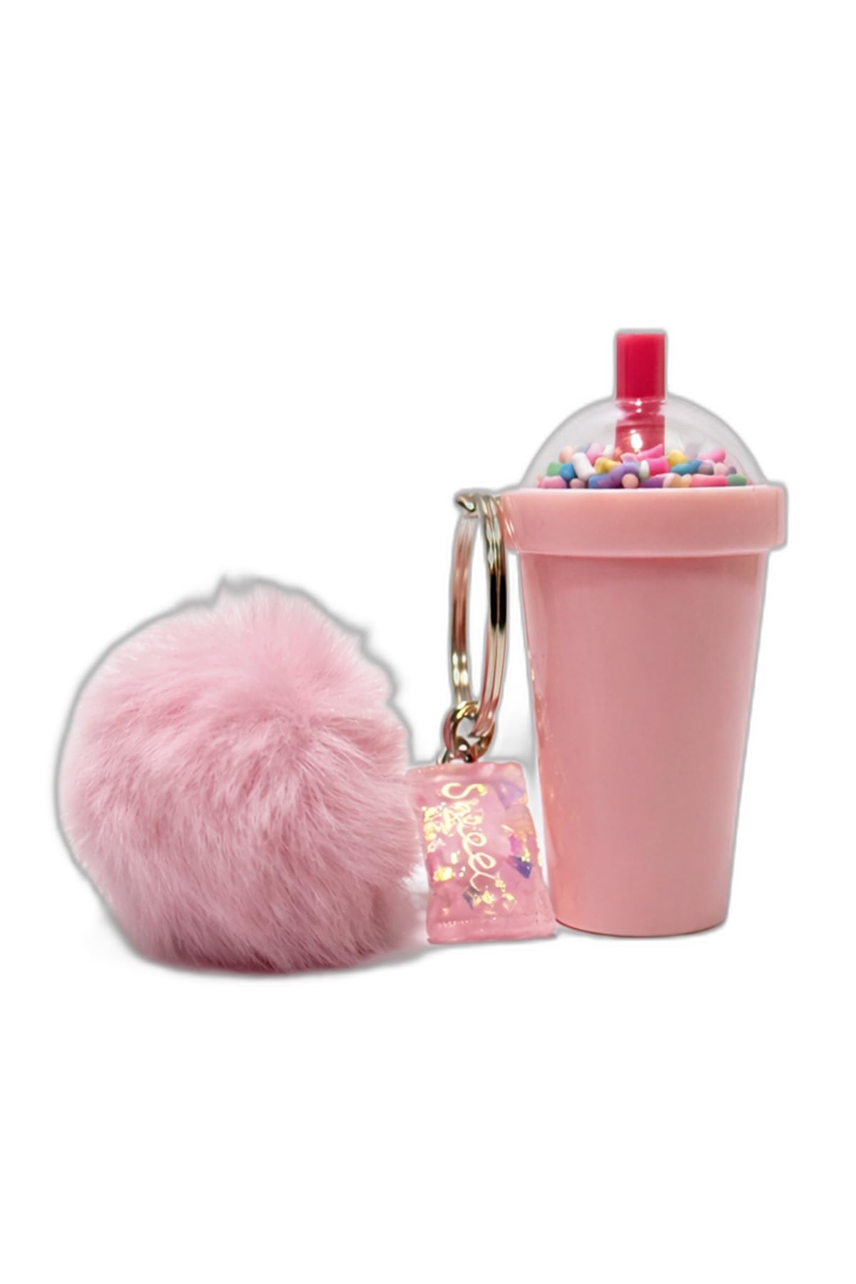 Ecrou Milk Shake Lip Balm Key Ring