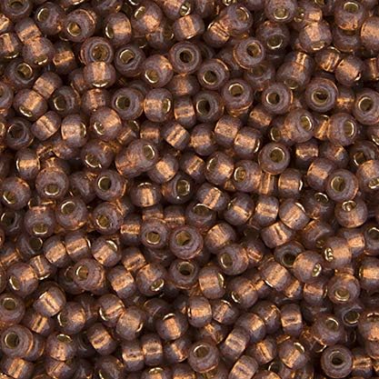 Miyuki 8/0 Japanese Glass Seed Beads 22gms SB641 in Rose Bronze S/L Dyed