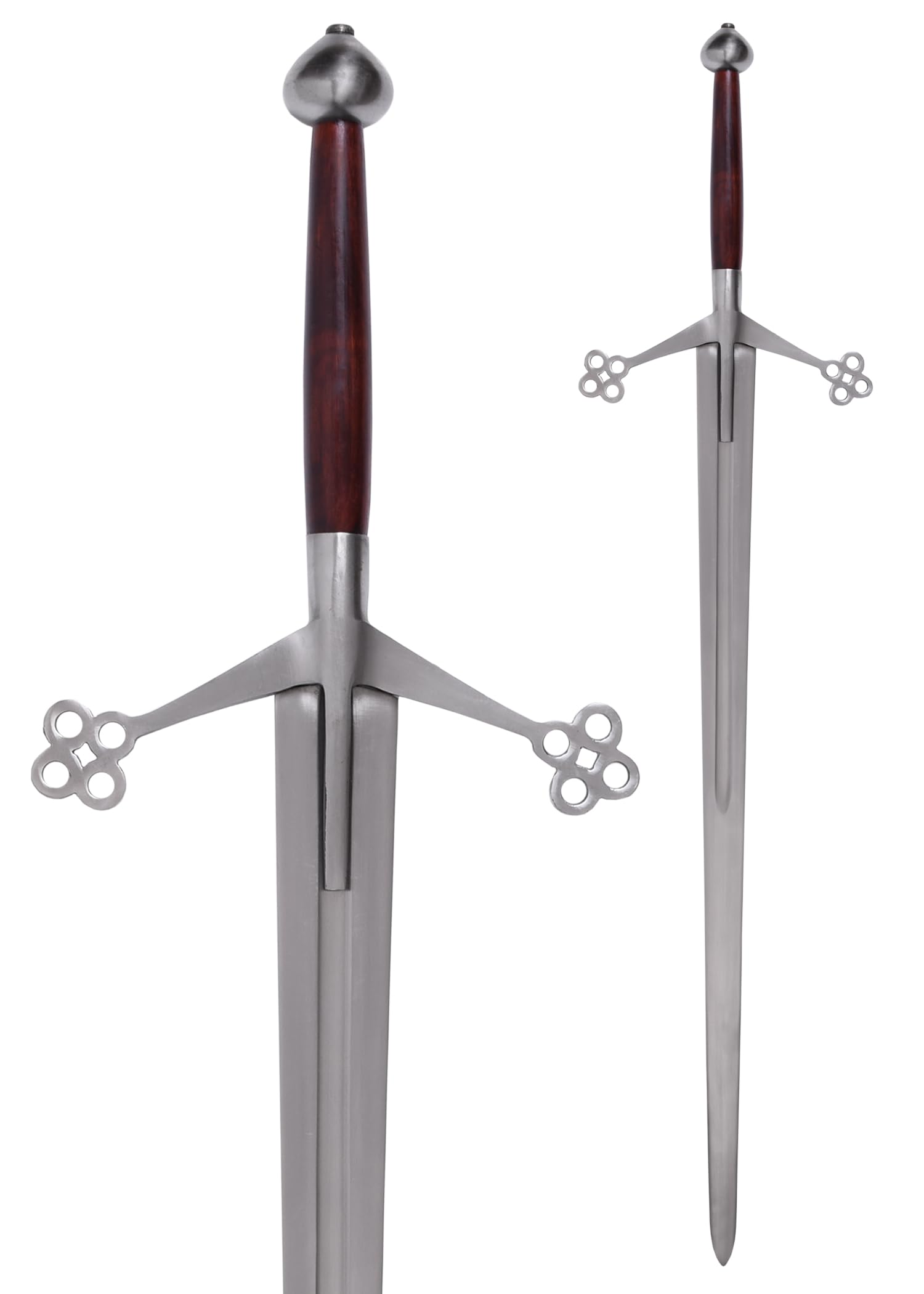 Battle-Merchant - Schottisches Claymore Zweihand-Schwert - Historische authentische Nachbildung eines Zweihänders des 16. Jahrhunderts - für Reenactment und Sammler