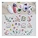 Produktbild SSGLOVELIN 3D Nail Sticker graviertes Acryl Einhorn Blume Geprägte Blumen-Nagel-Wasser-Dia-Abziehbild-Nagel-Kunst-Dekorationen Neu und schön (Color : 7)